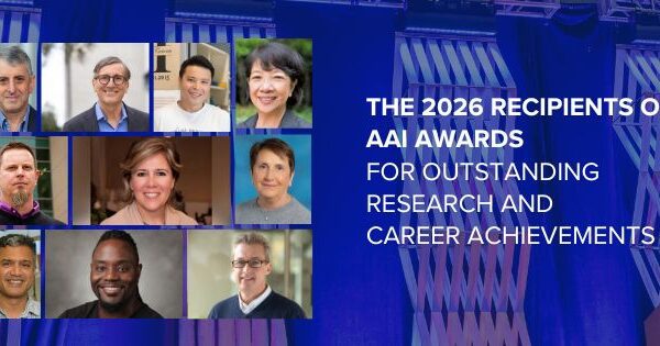 Headshots of the 2026 AAI Career Award Recipients