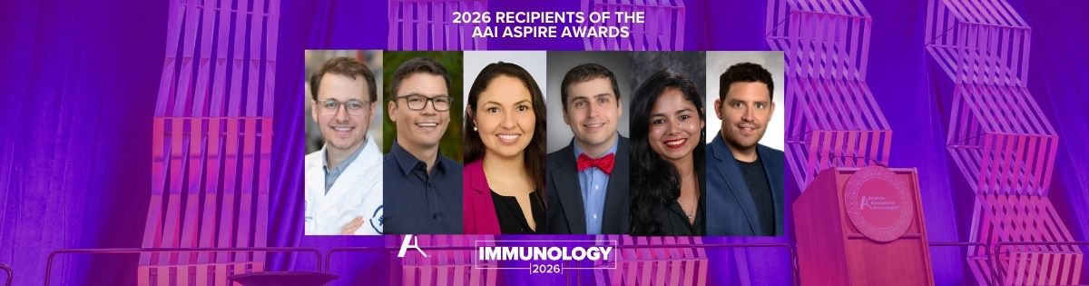 Headshots of the six 2026 ASPIRE Awardees