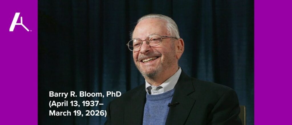 Headshot of Dr. Barry R Bloom