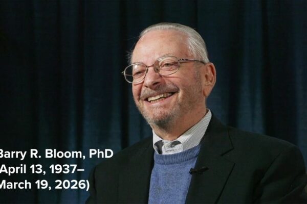 Headshot of Dr. Barry R Bloom