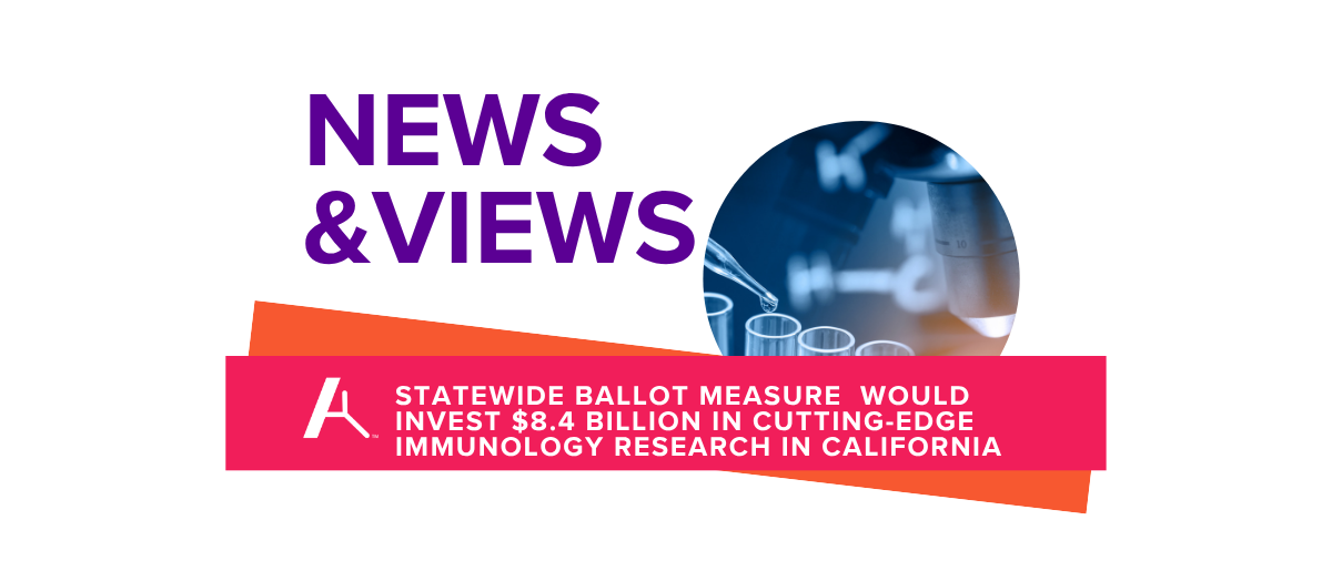 AAI Backs California Immunology Medical Research & Cures Initiative