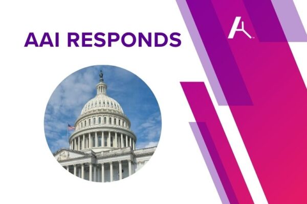 AAI RESPONDS with image of US Capitol building.