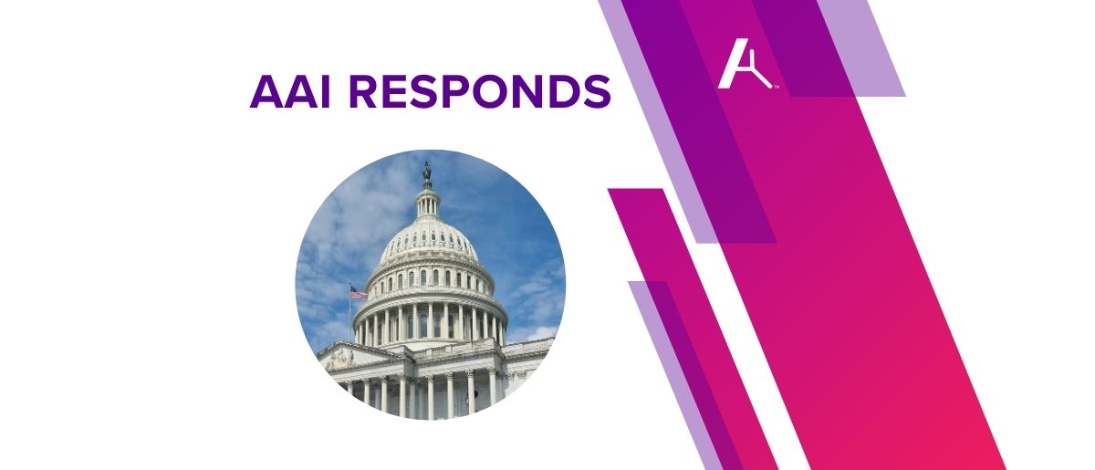AAI RESPONDS with image of US Capitol building.